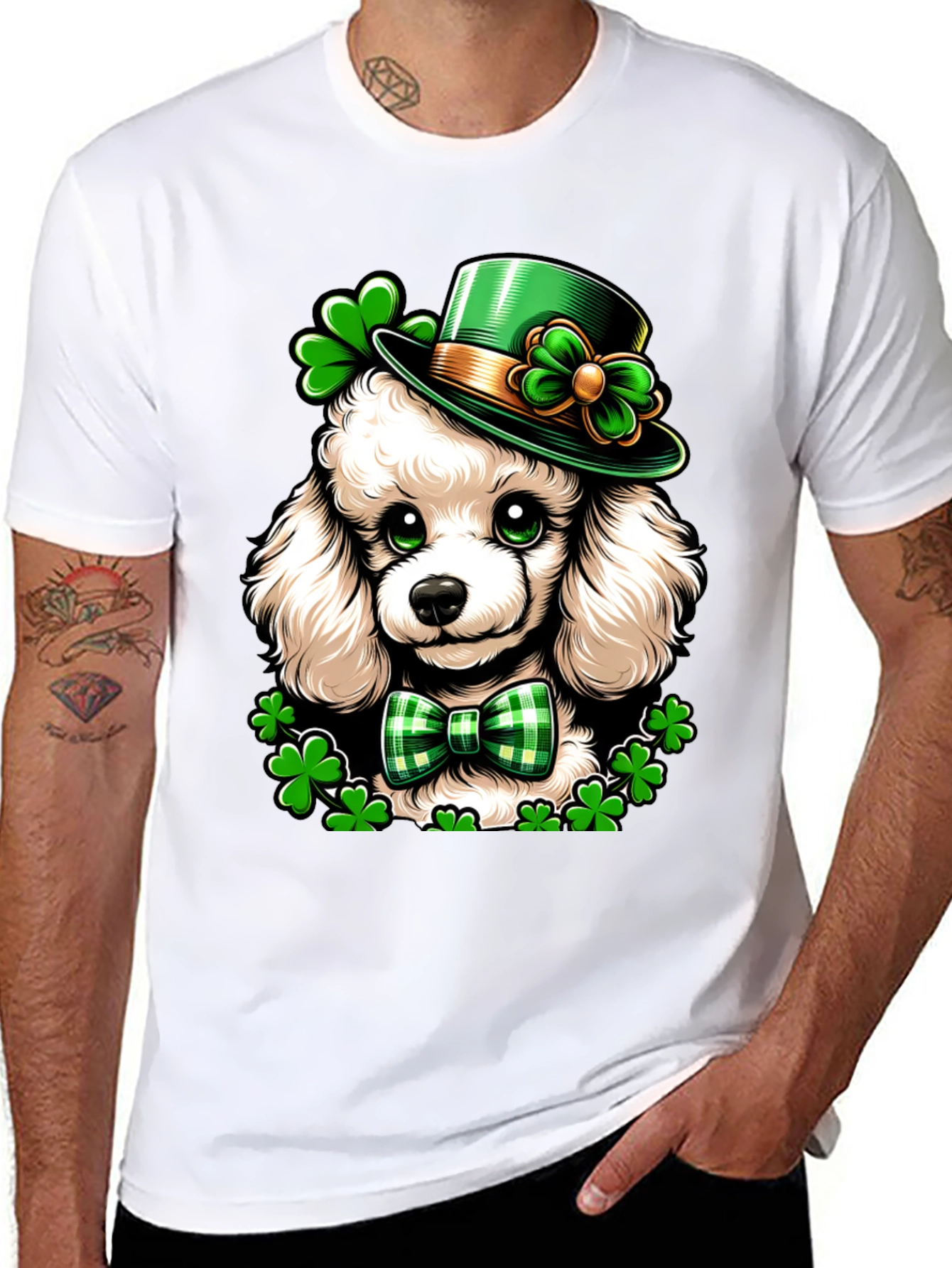 St. Patricks Day Poodle T-Shirt