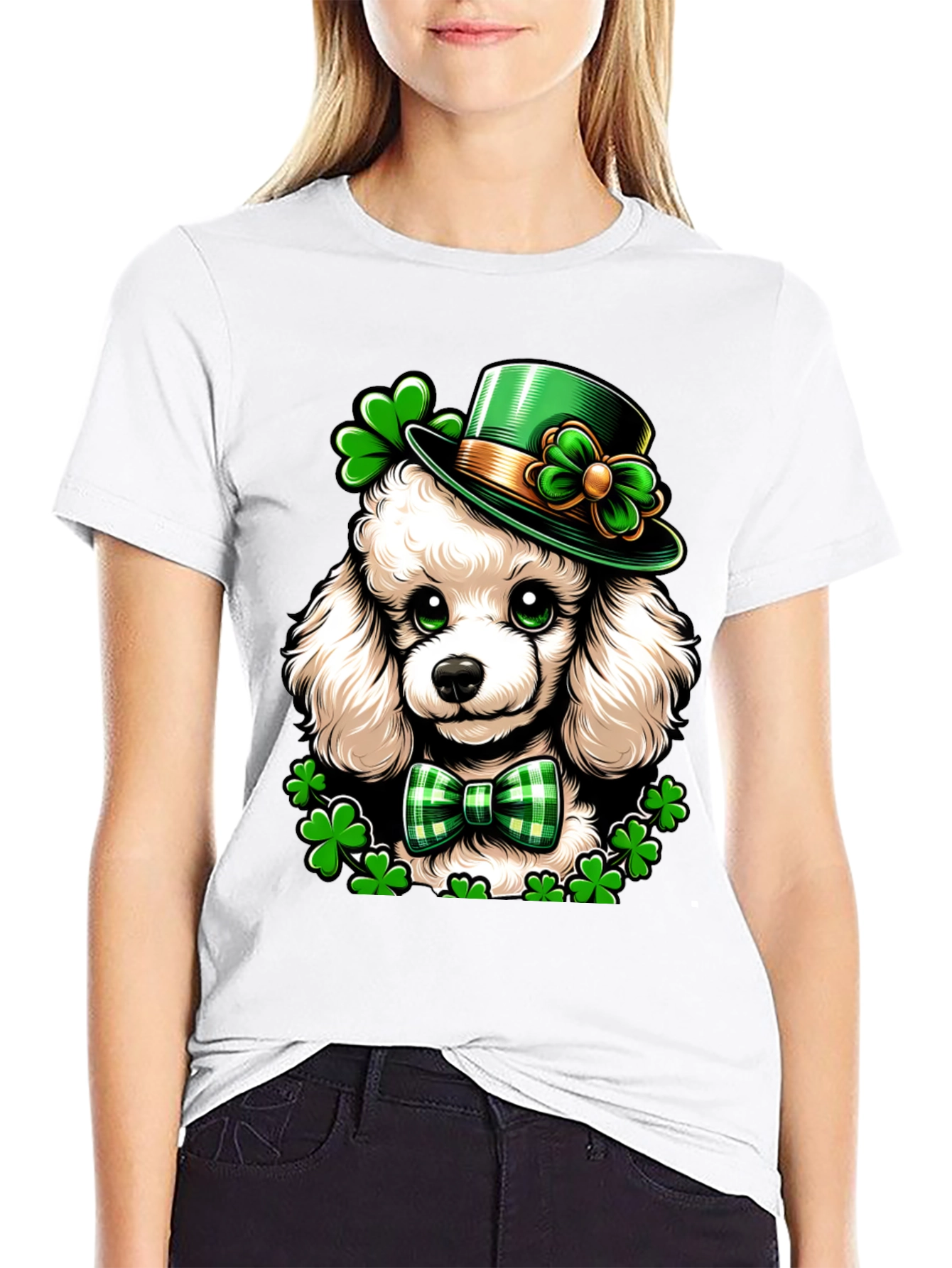 St. Patricks Day Poodle T-Shirt