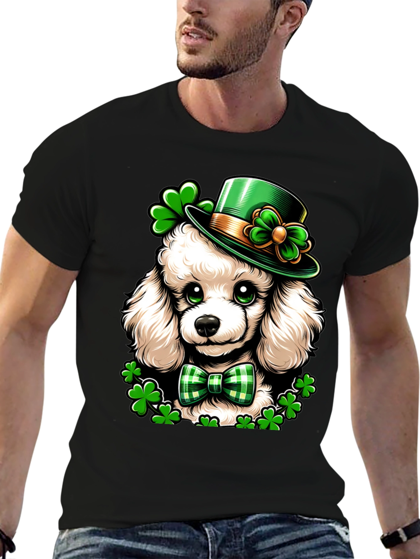 St. Patricks Day Poodle T-Shirt