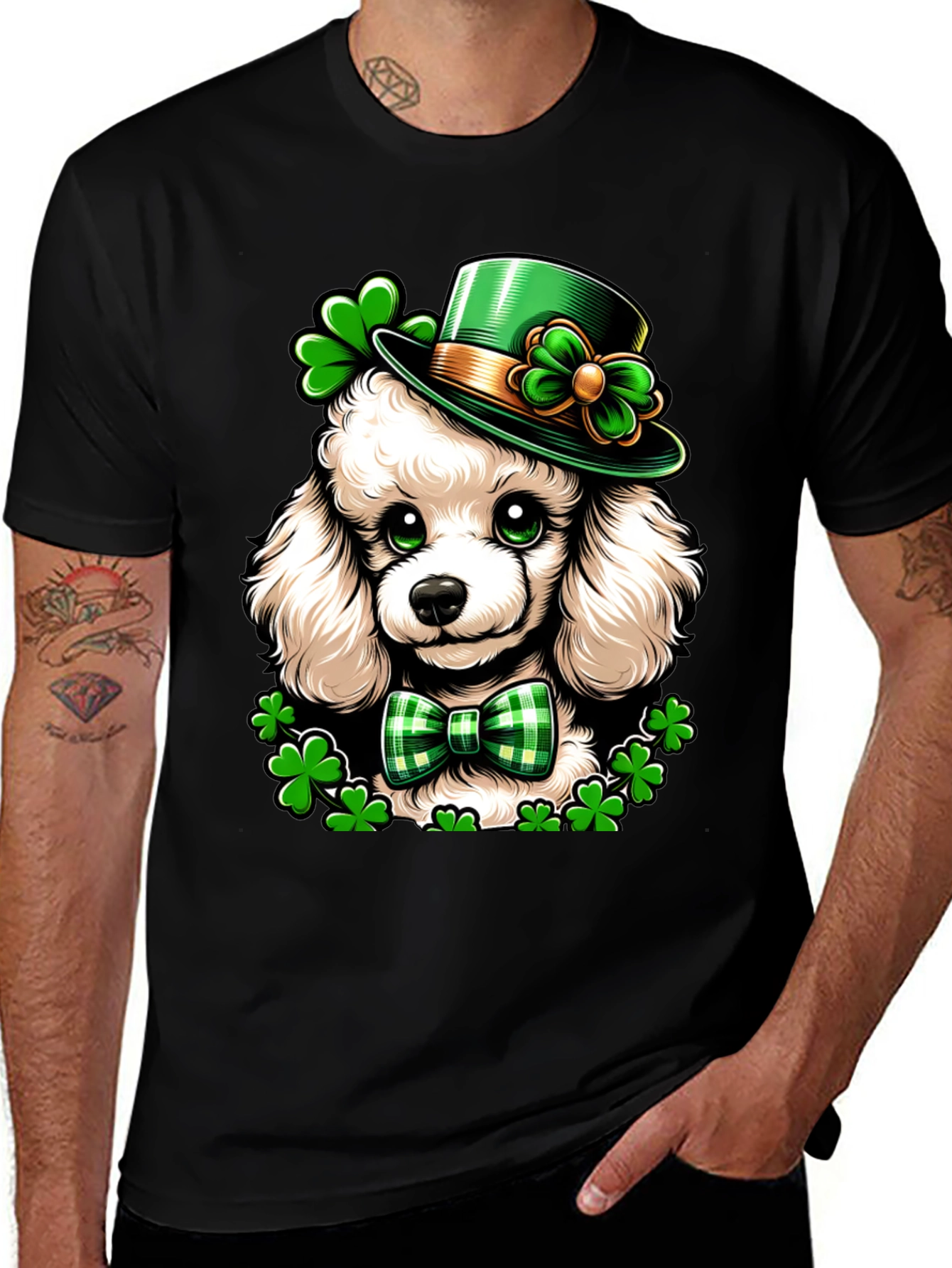 St. Patricks Day Poodle T-Shirt