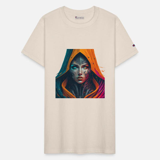 "Digital Woman with Sharp Mind"