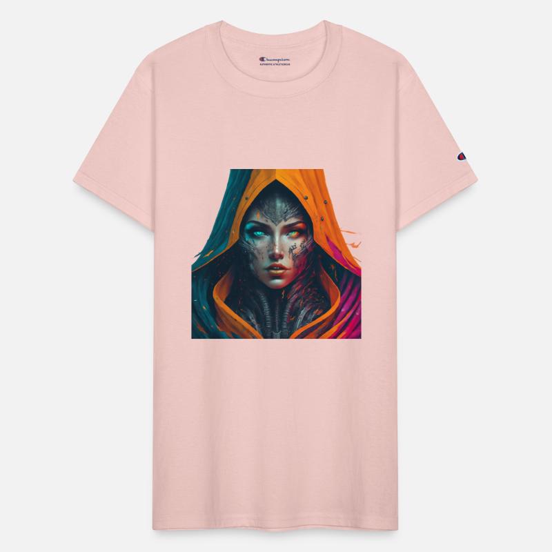 "Digital Woman with Sharp Mind"