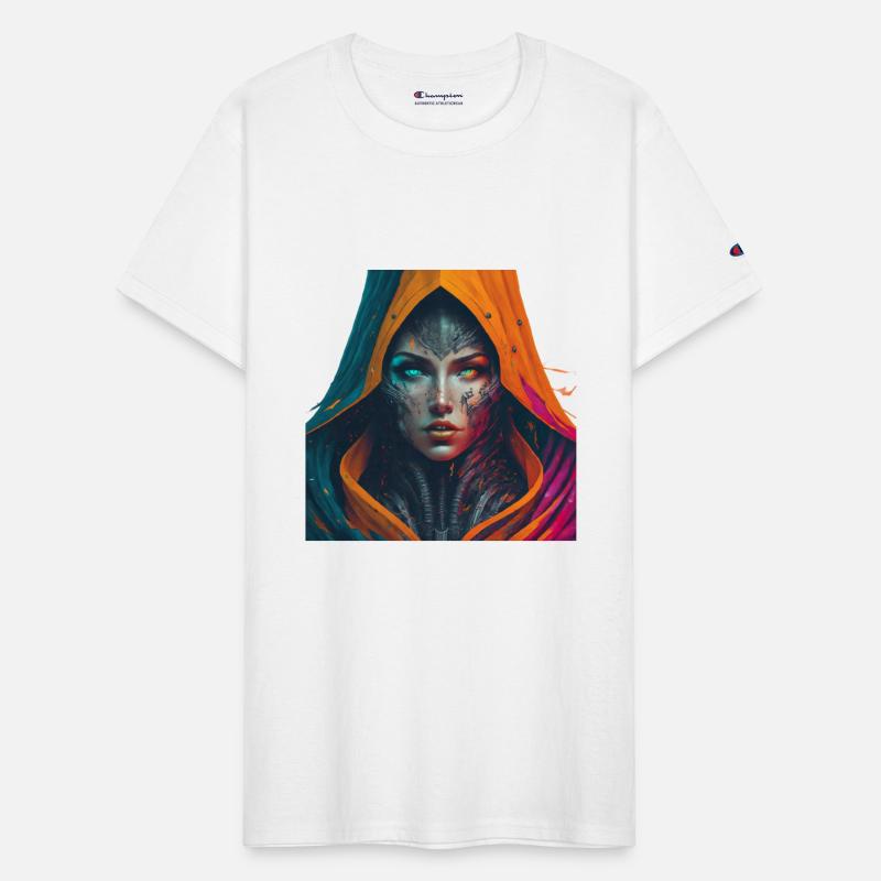 "Digital Woman with Sharp Mind"