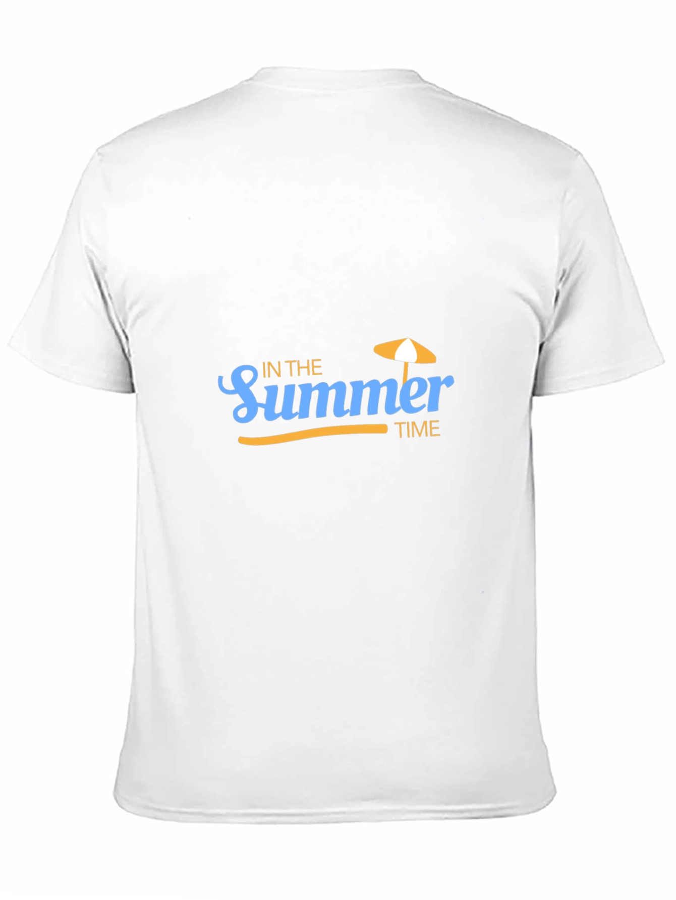 Summer Time Black Graphic Tee