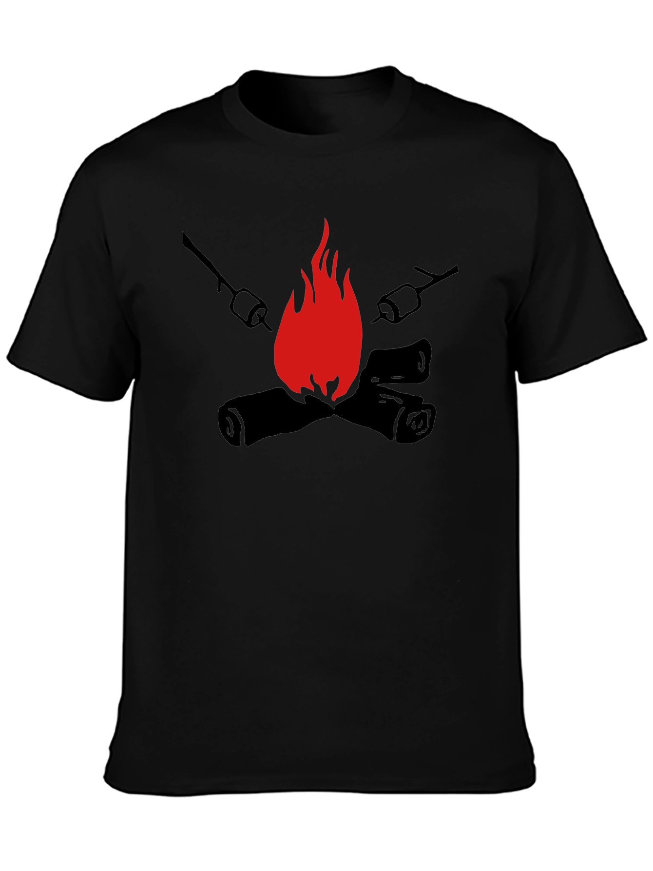 Campfire Marshmallow Roast Graphic Tee
