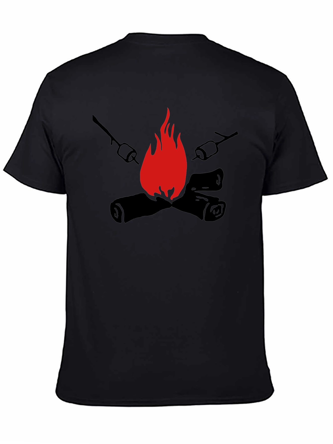 Campfire Marshmallow Roast Graphic Tee