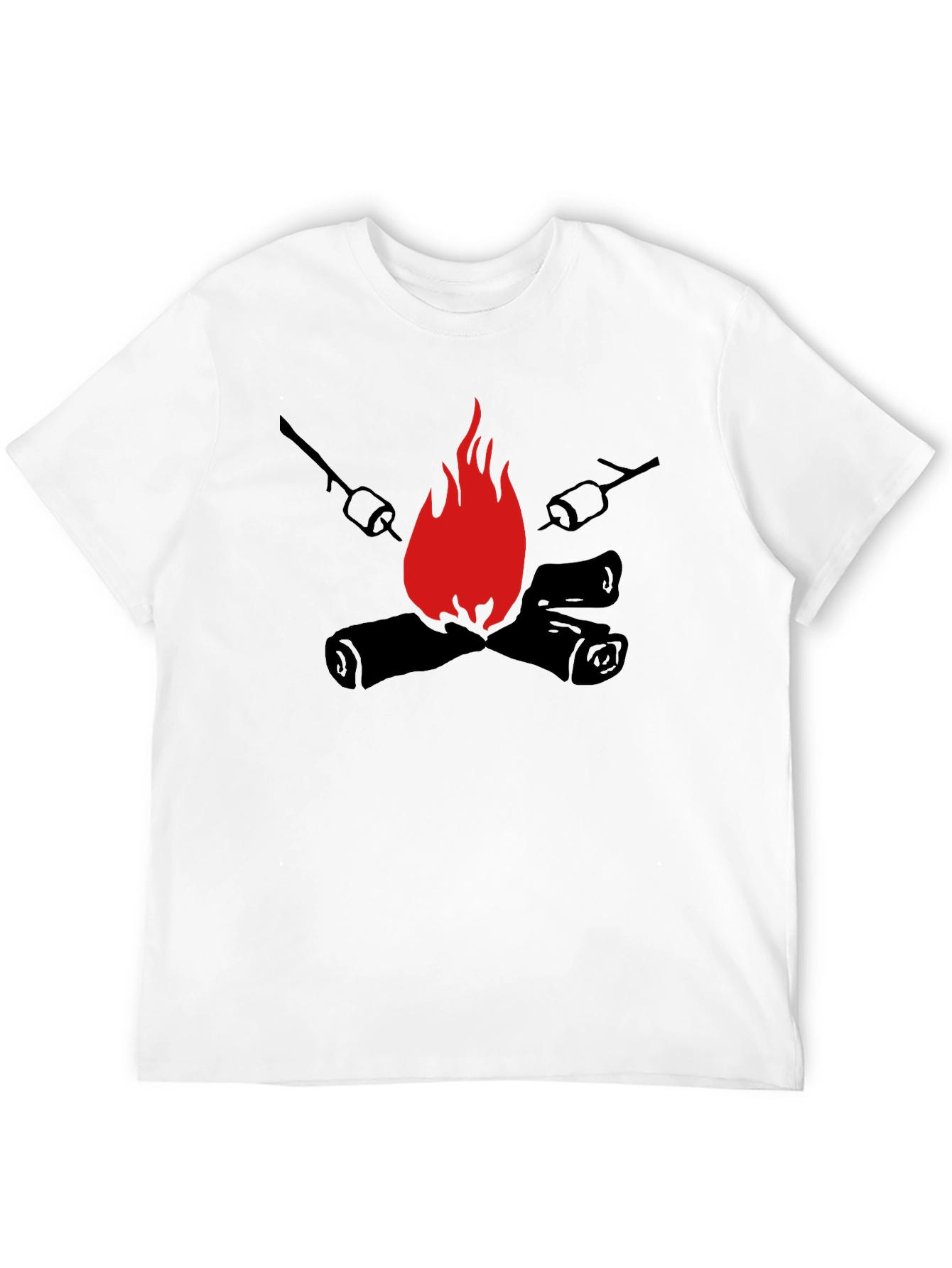 Campfire Marshmallow Roast Graphic Tee