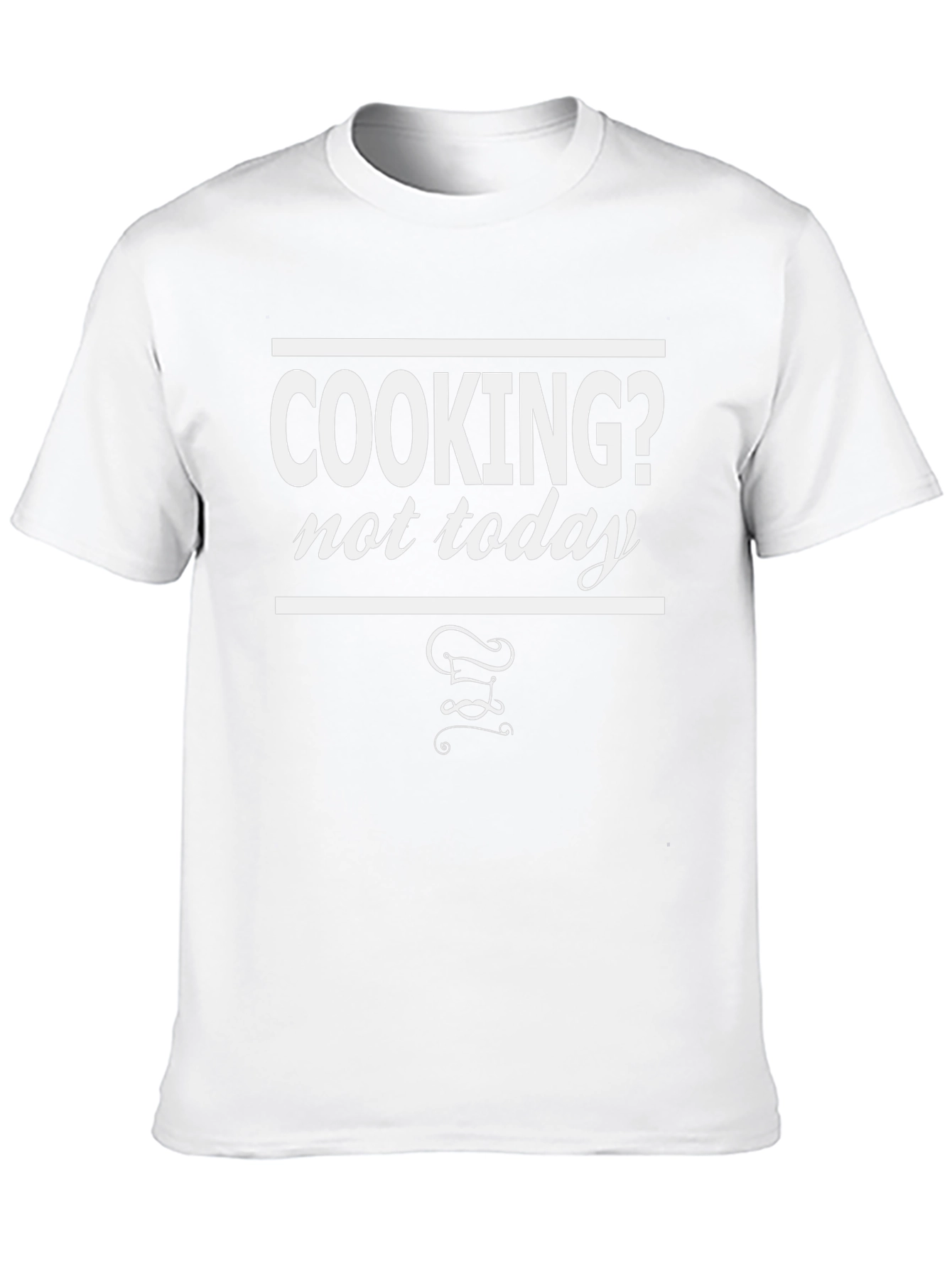 Cooking? Not Today Black Graphic Tee