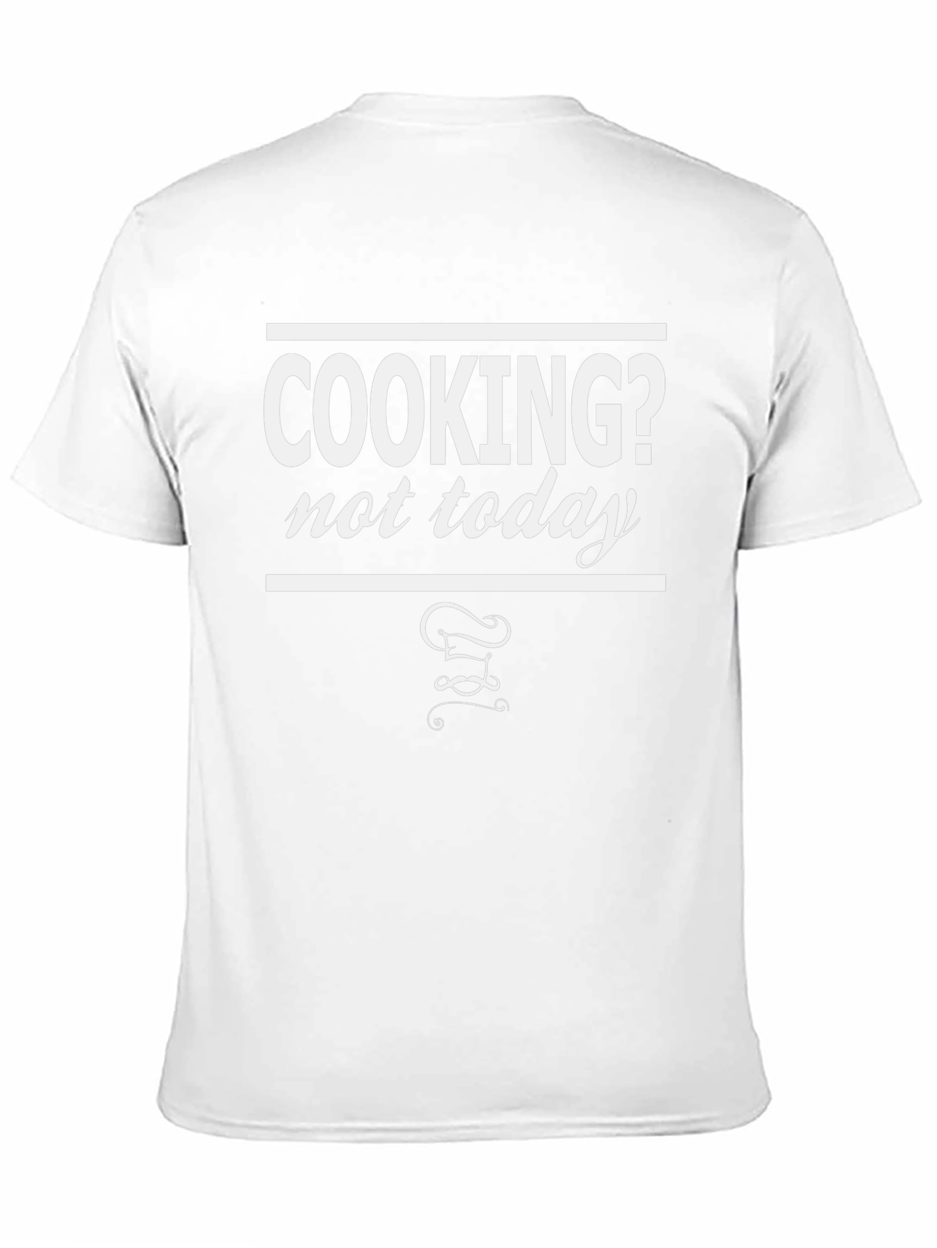 Cooking? Not Today Black Graphic Tee
