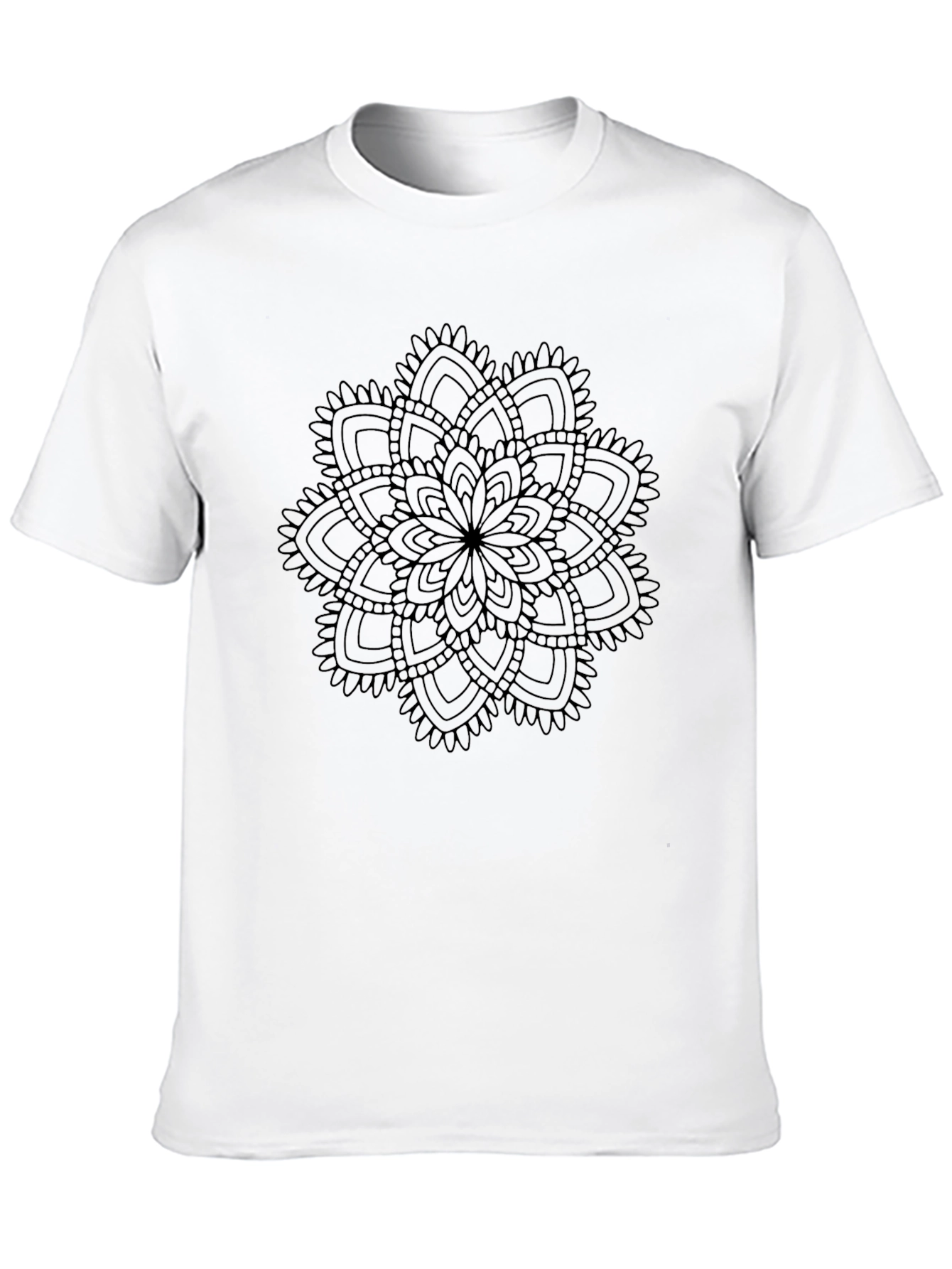 Black Mandala Graphic T-Shirt