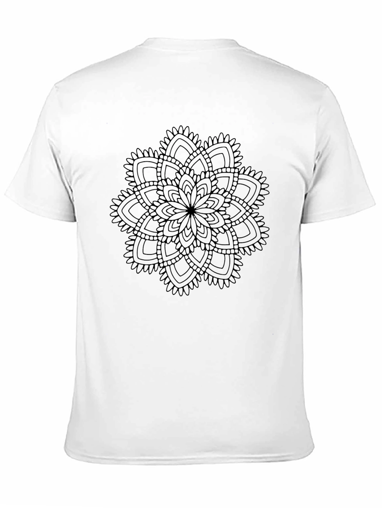 Black Mandala Graphic T-Shirt