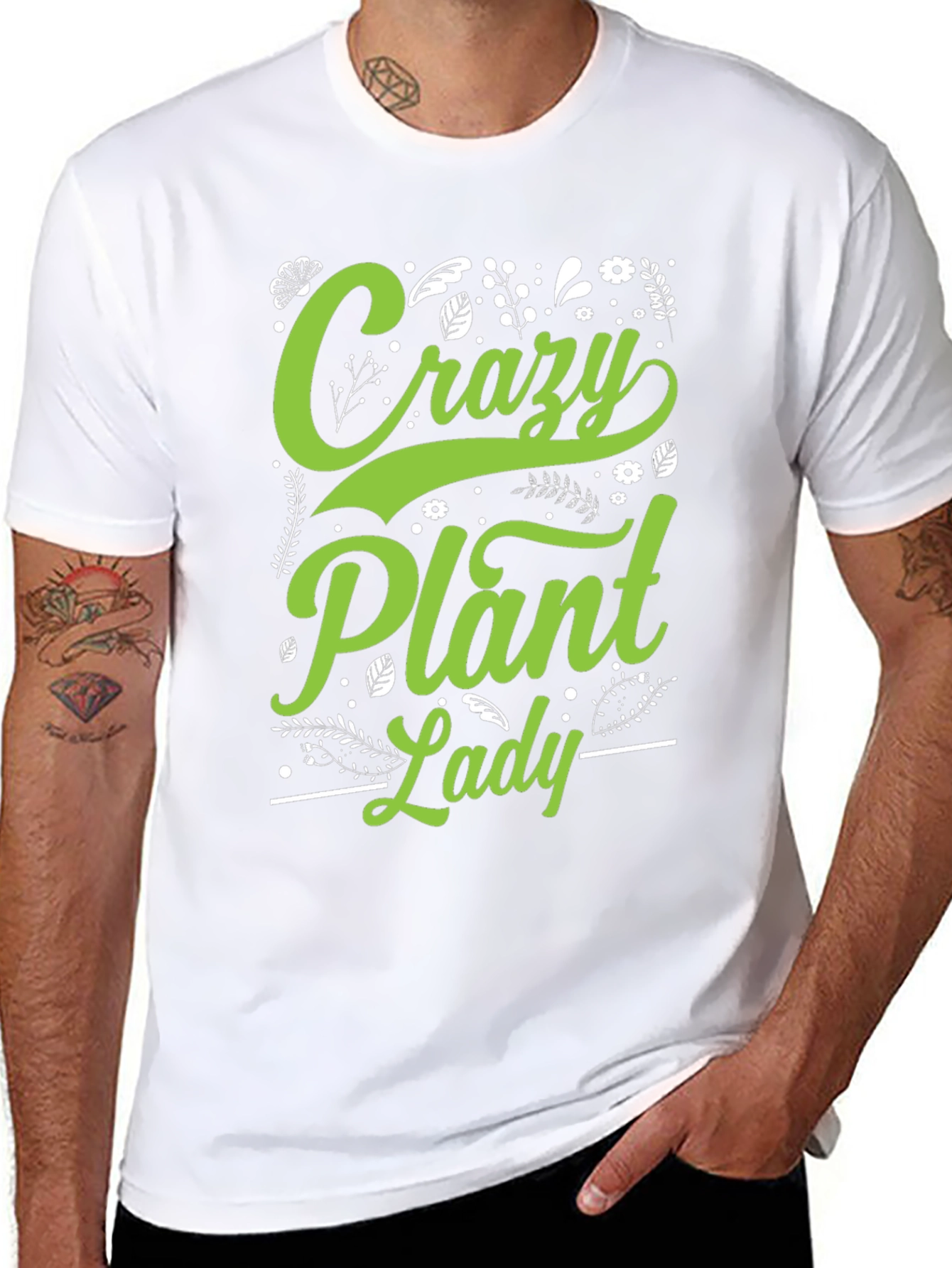 Crazy Plant Lady Graphic T-Shirt