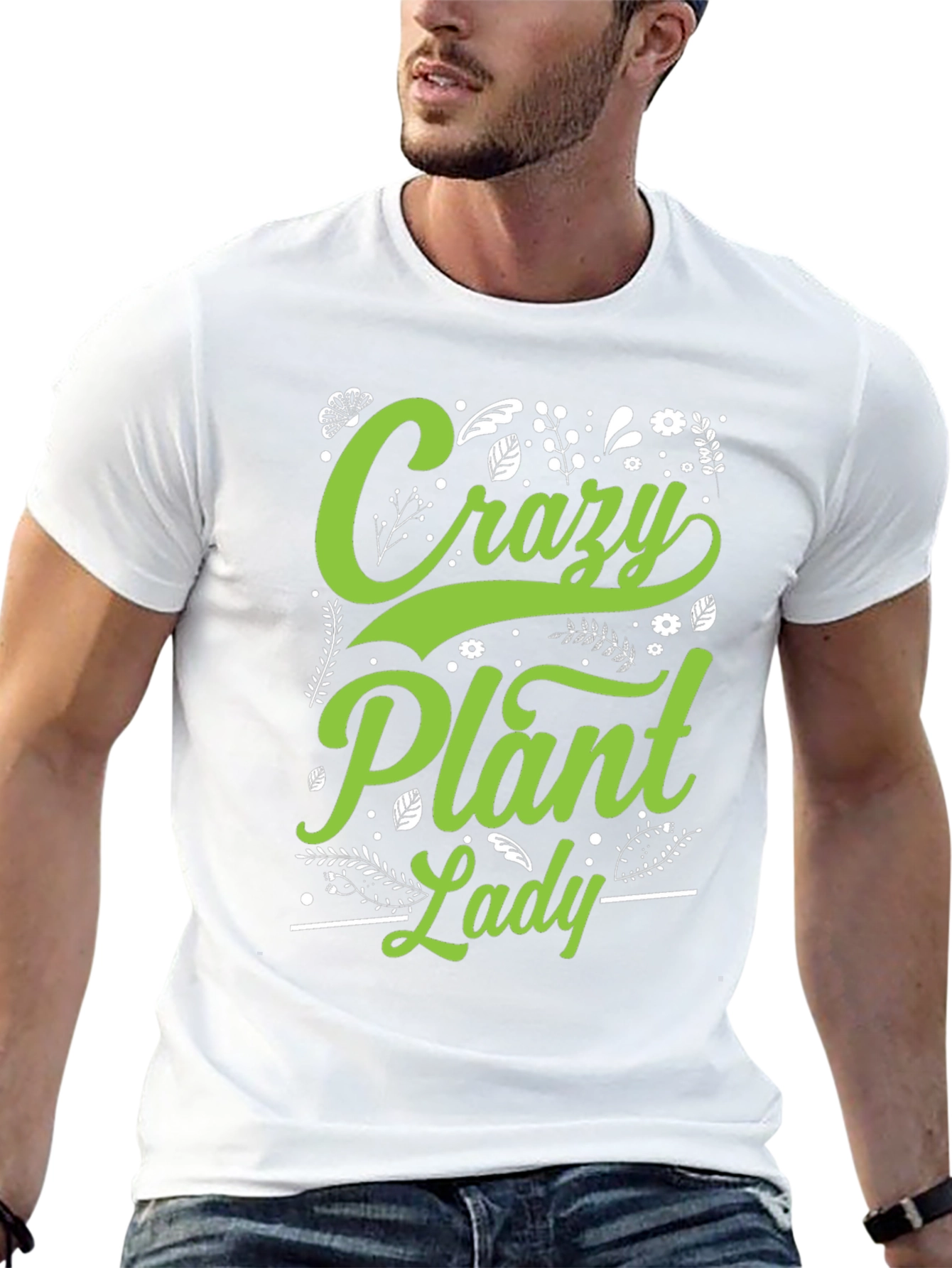 Crazy Plant Lady Graphic T-Shirt
