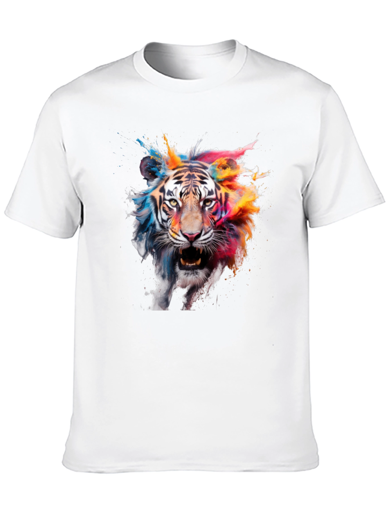 Vibrant Tiger Graphic T-Shirt - Bold & Eye-Catching