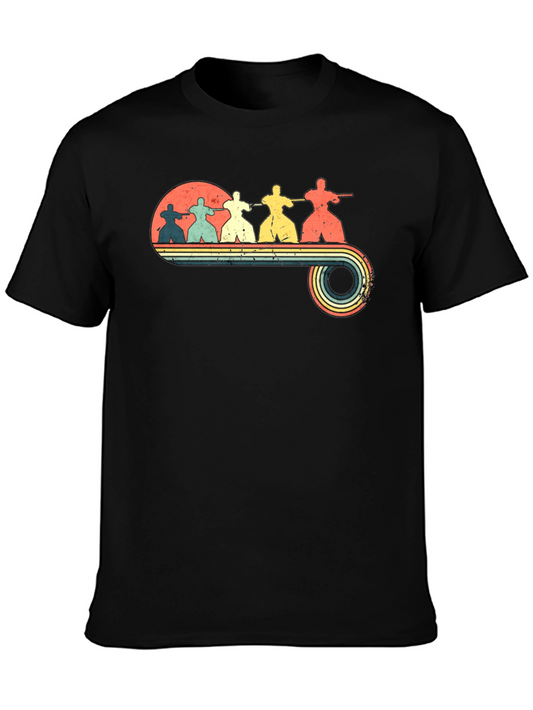 Retro Kendo T-Shirt: Vintage Japanese Martial Arts Tee
