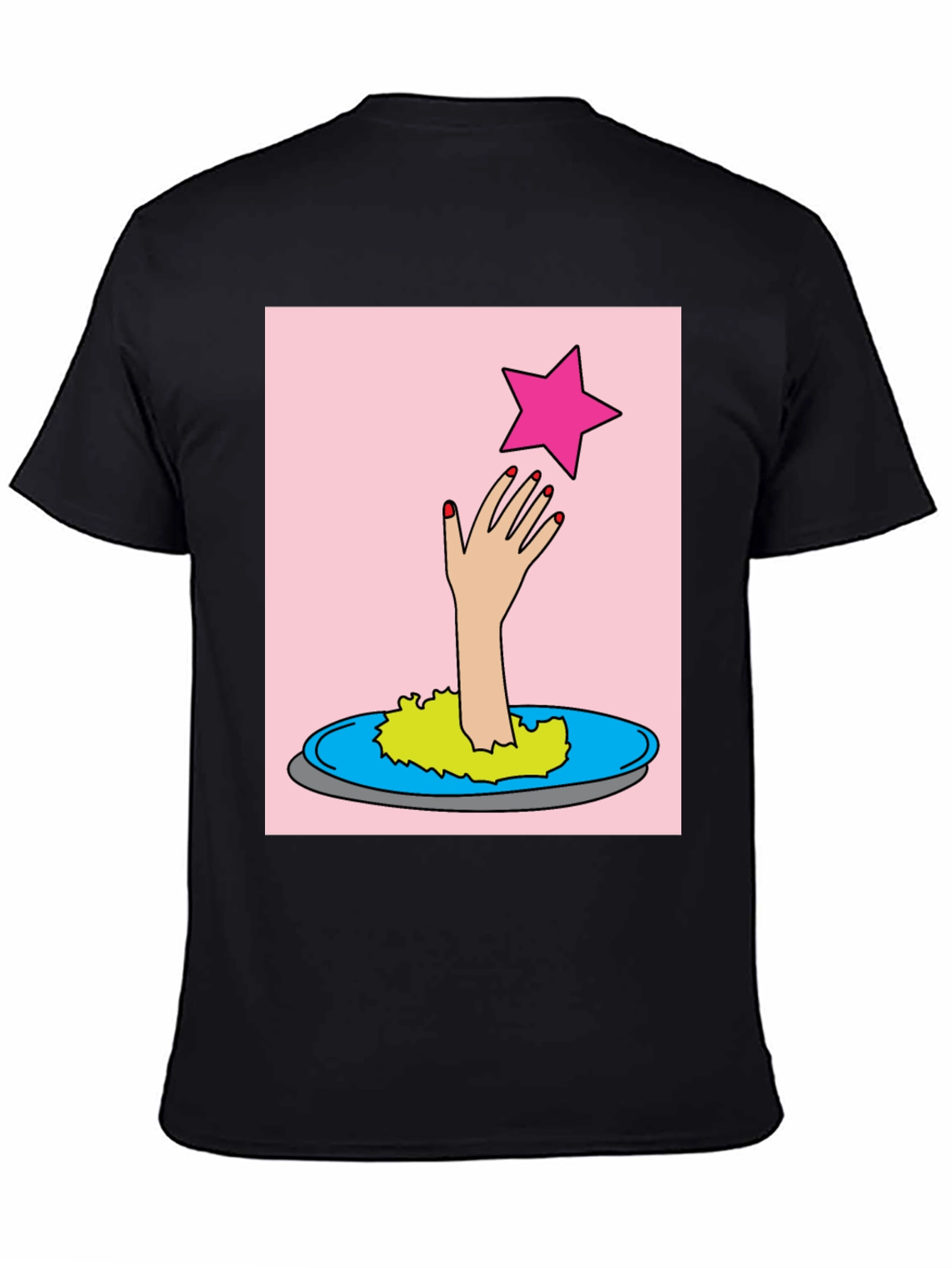 Star Hand T-Shirt - Quirky Graphic Tee
