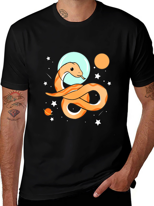 Cosmic Snake T-Shirt - Space Adventure Tee