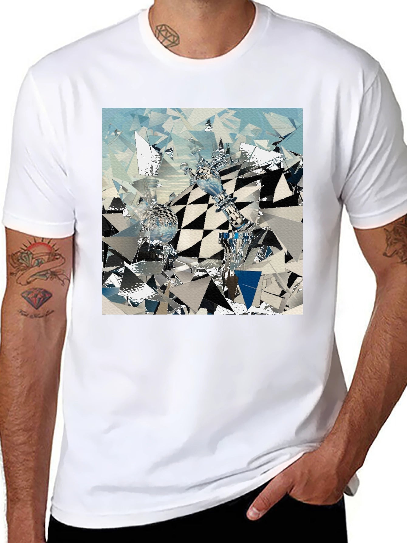 Abstract Chess T-Shirt