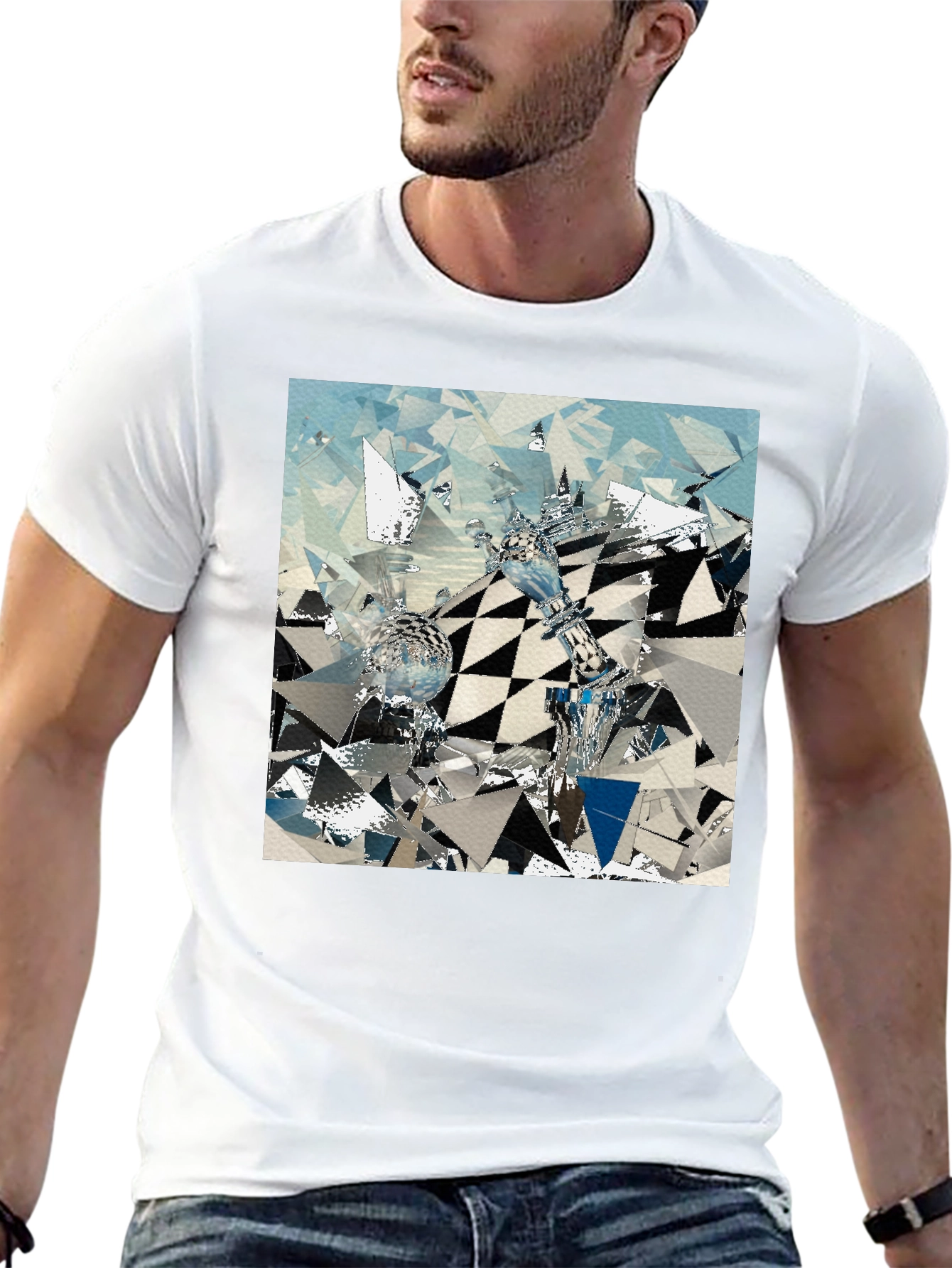 Abstract Chess T-Shirt