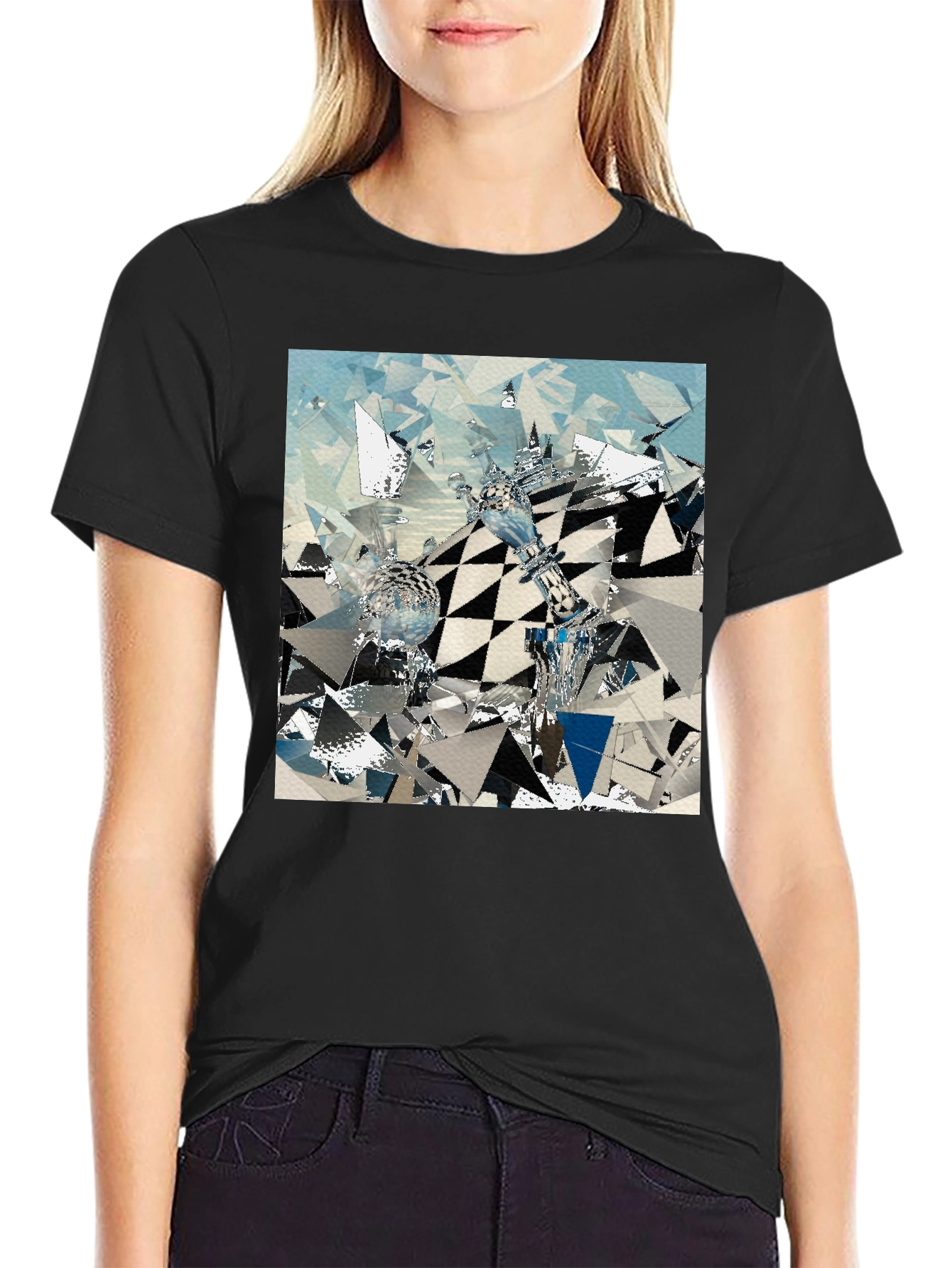 Abstract Chess T-Shirt