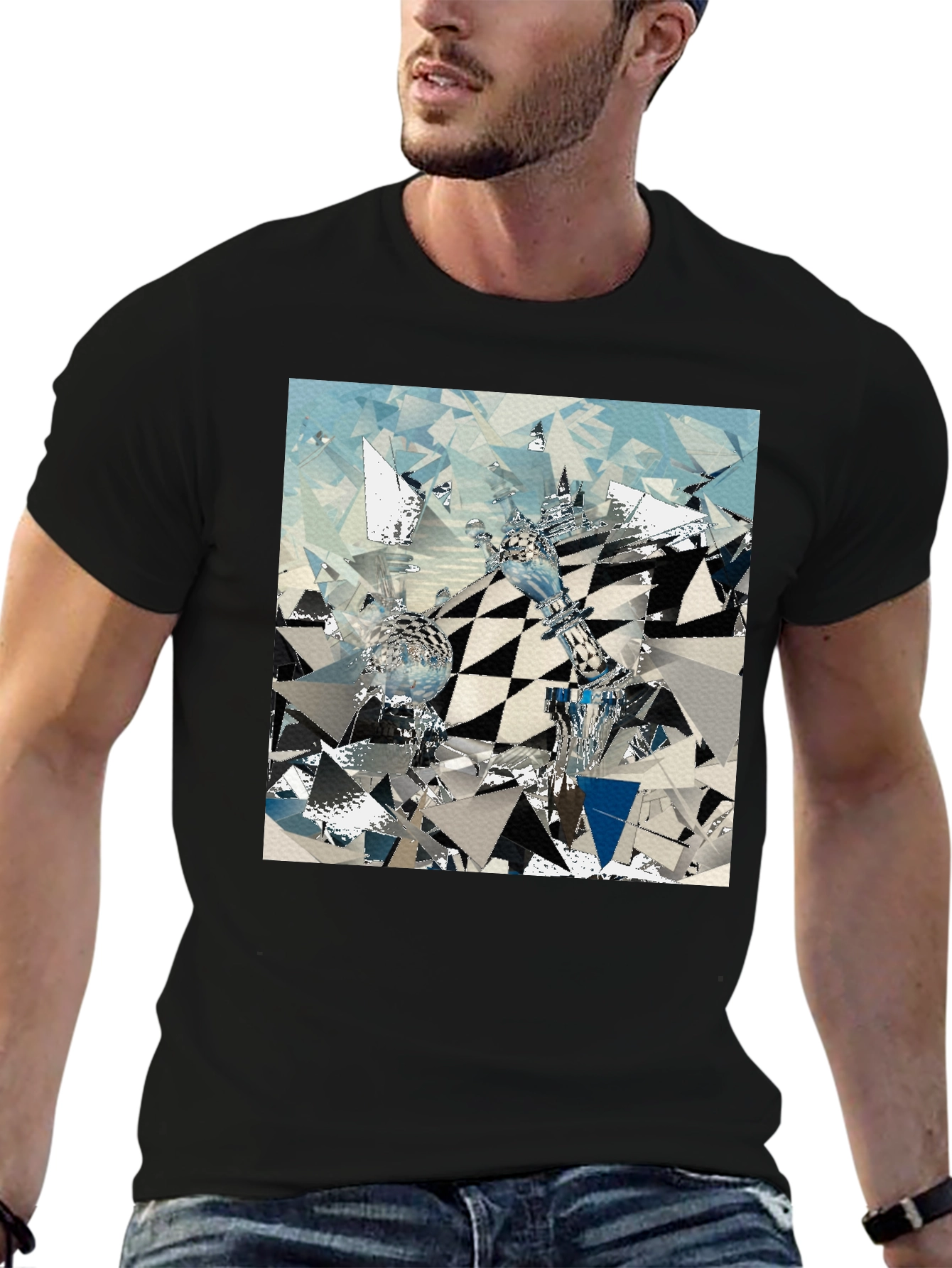 Abstract Chess T-Shirt