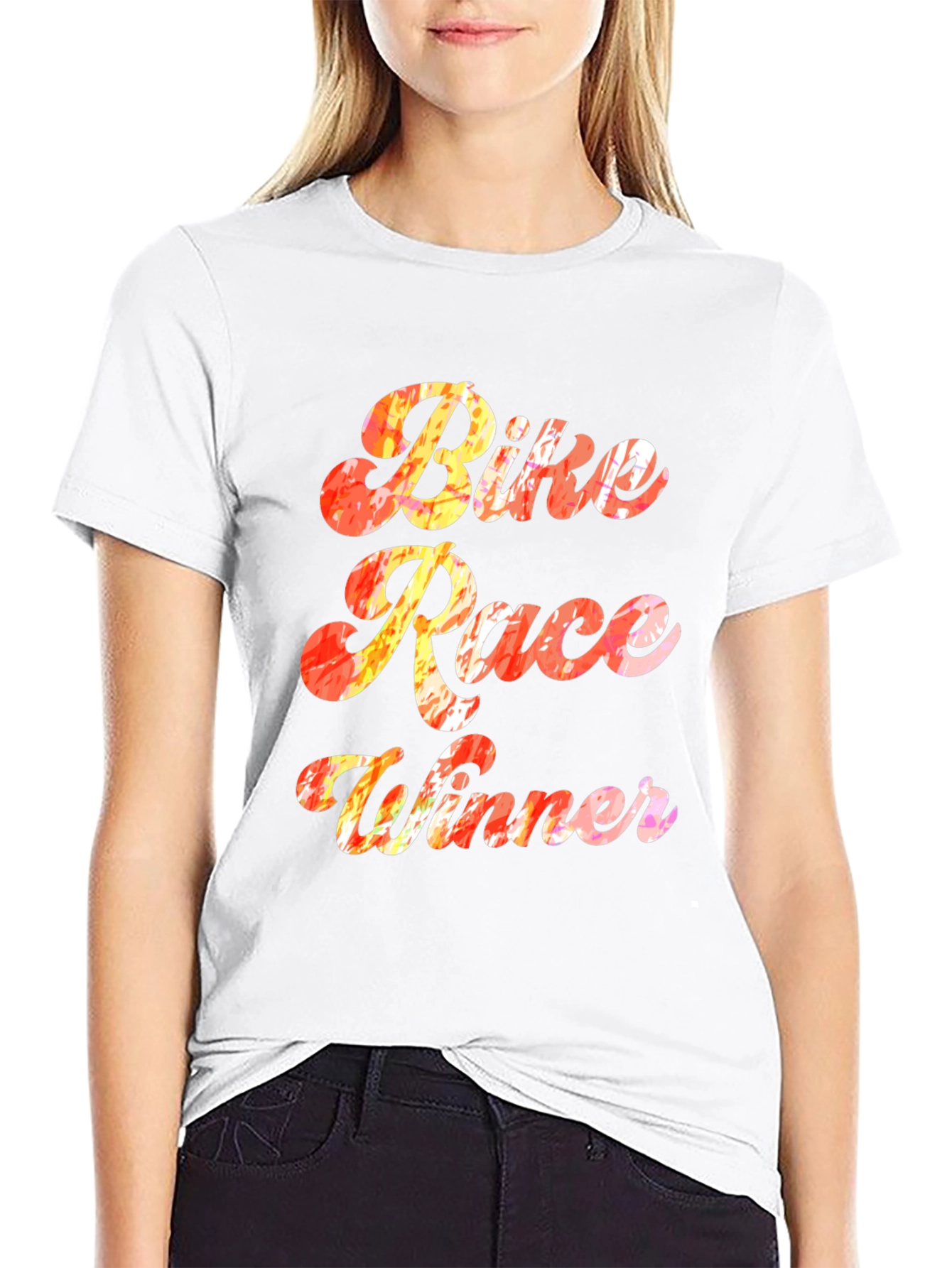 Bike Race Winner T-Shirt - Novelty Graphic Tee
