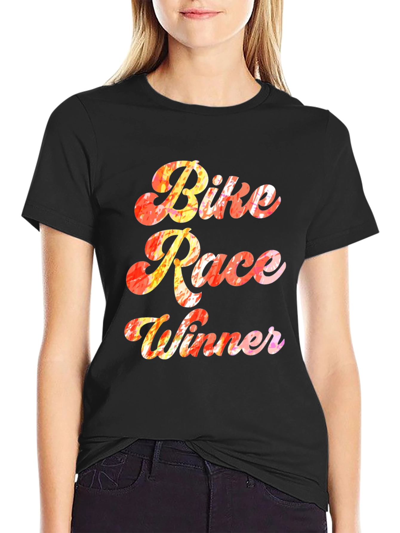 Bike Race Winner T-Shirt - Novelty Graphic Tee
