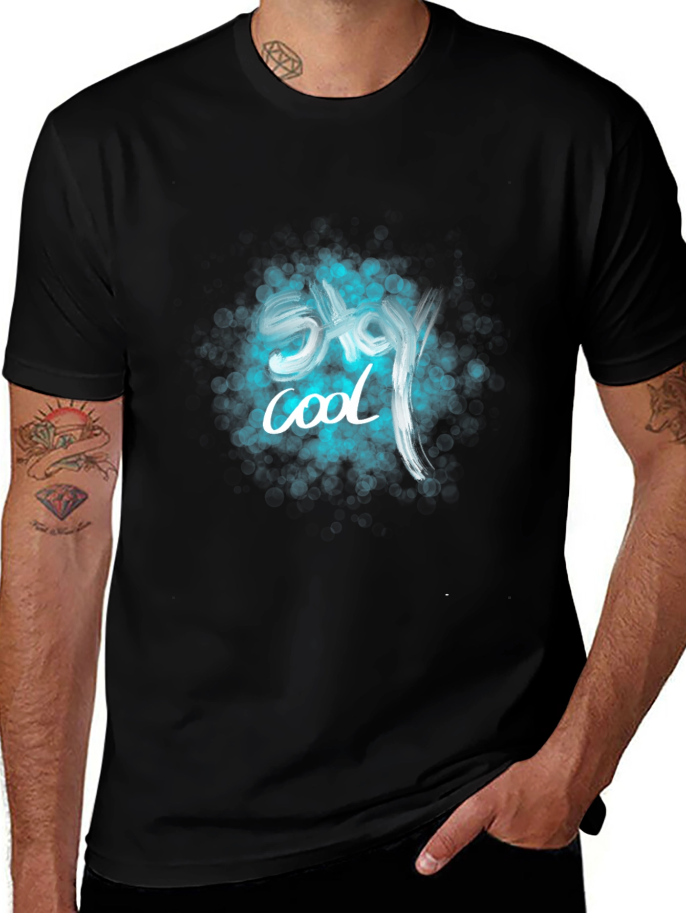 Stay Cool Graphic Tee - Soft Cotton Comfort
