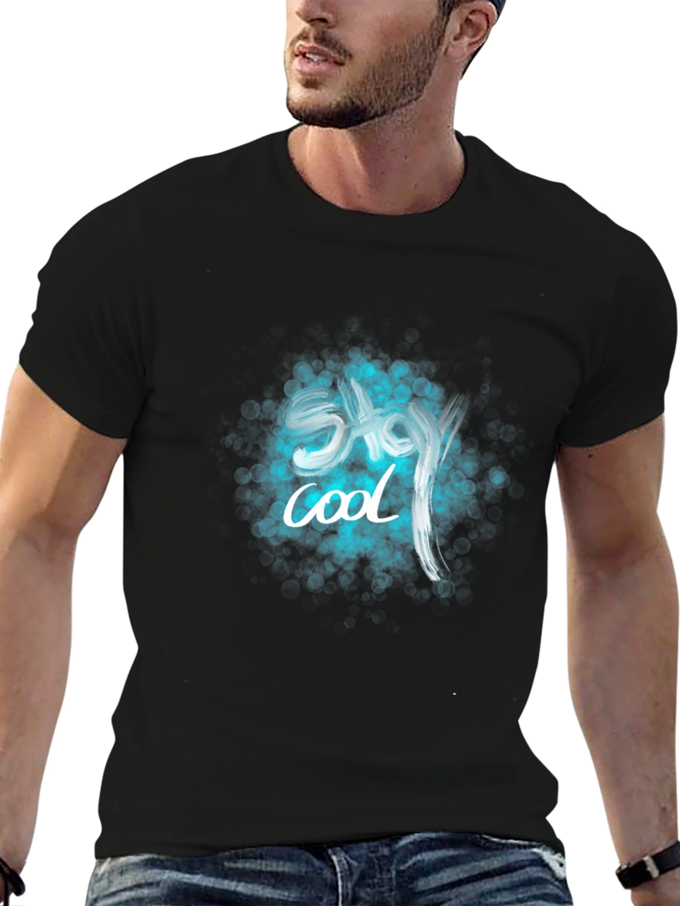 Stay Cool Graphic Tee - Soft Cotton Comfort