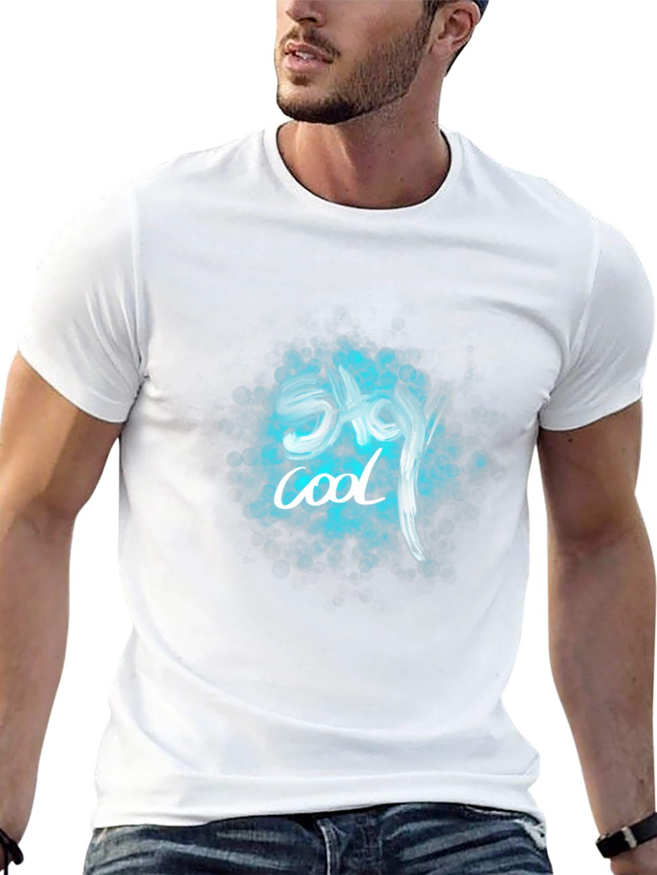 Stay Cool Graphic Tee - Soft Cotton Comfort