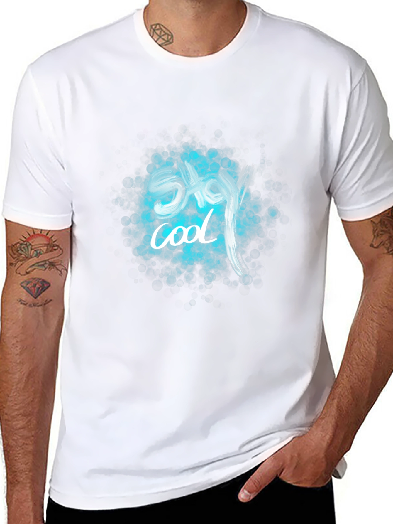Stay Cool Graphic Tee - Soft Cotton Comfort