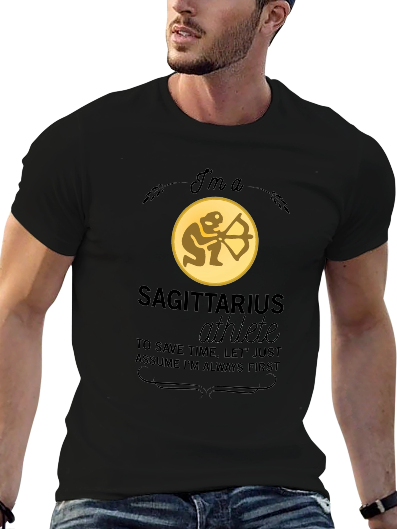 Sagittarius Athlete T-Shirt - Zodiac Tee