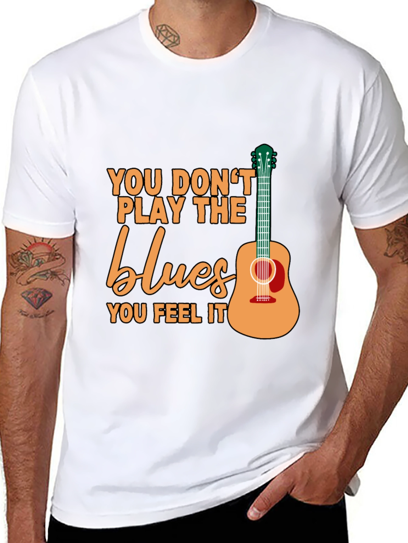 Blues Music Graphic Tee - You Feel It
