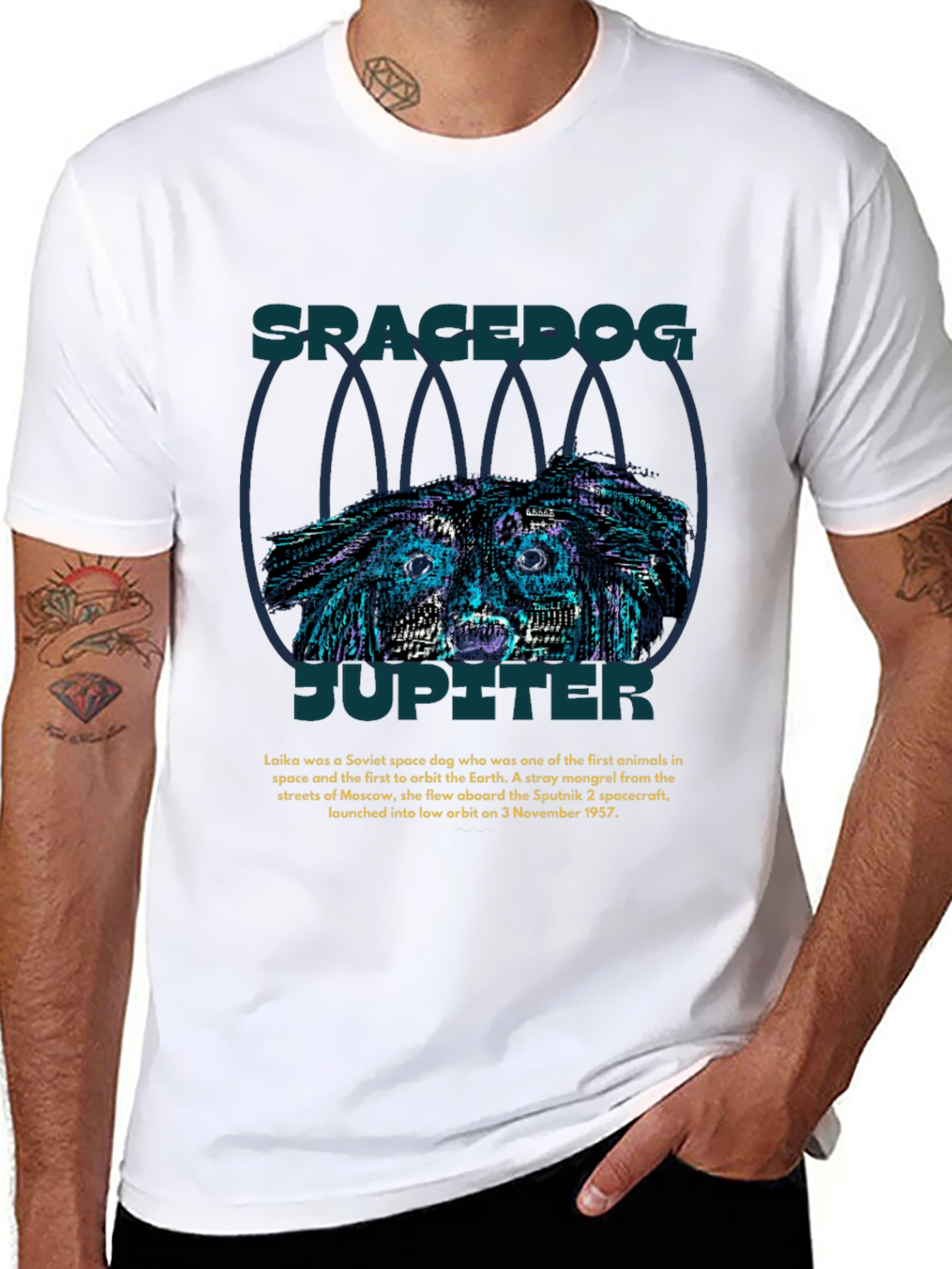 Spacedog Jupiter Graphic T-Shirt
