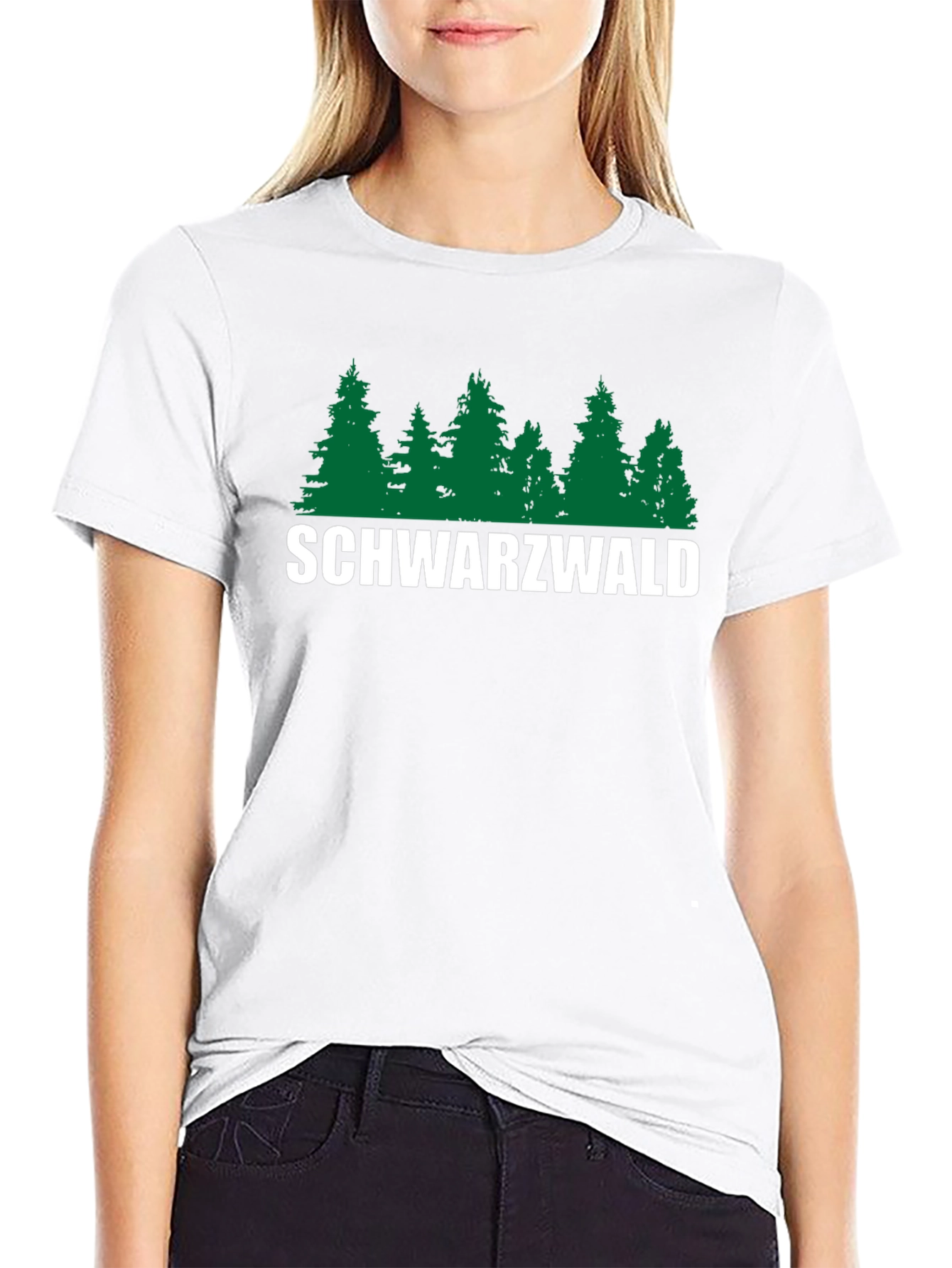 Schwarzwald Forest Tee - Black Graphic T-Shirt