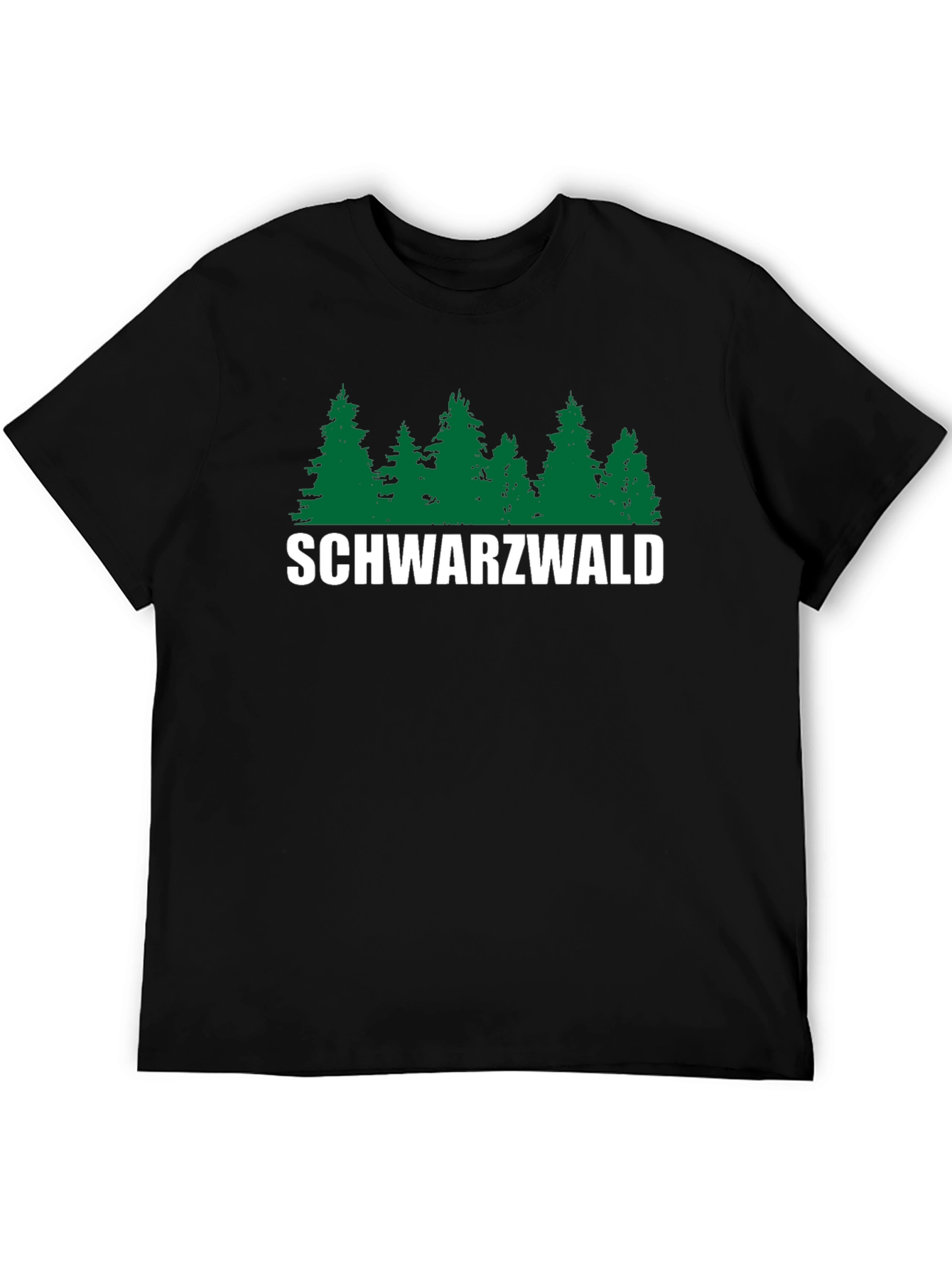 Schwarzwald Forest Tee - Black Graphic T-Shirt