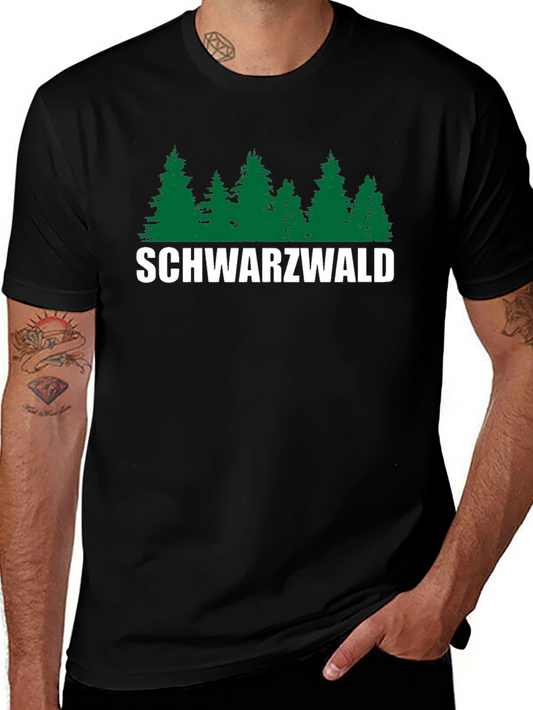 Schwarzwald Forest Tee - Black Graphic T-Shirt