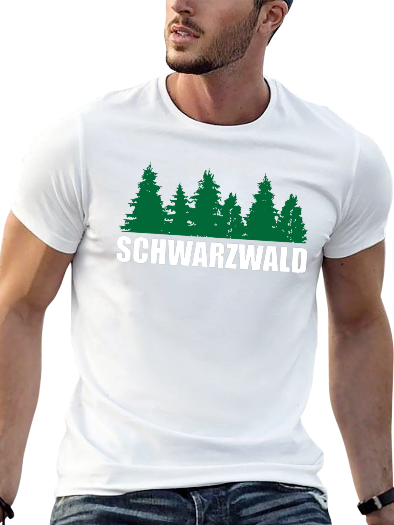 Schwarzwald Forest Tee - Black Graphic T-Shirt