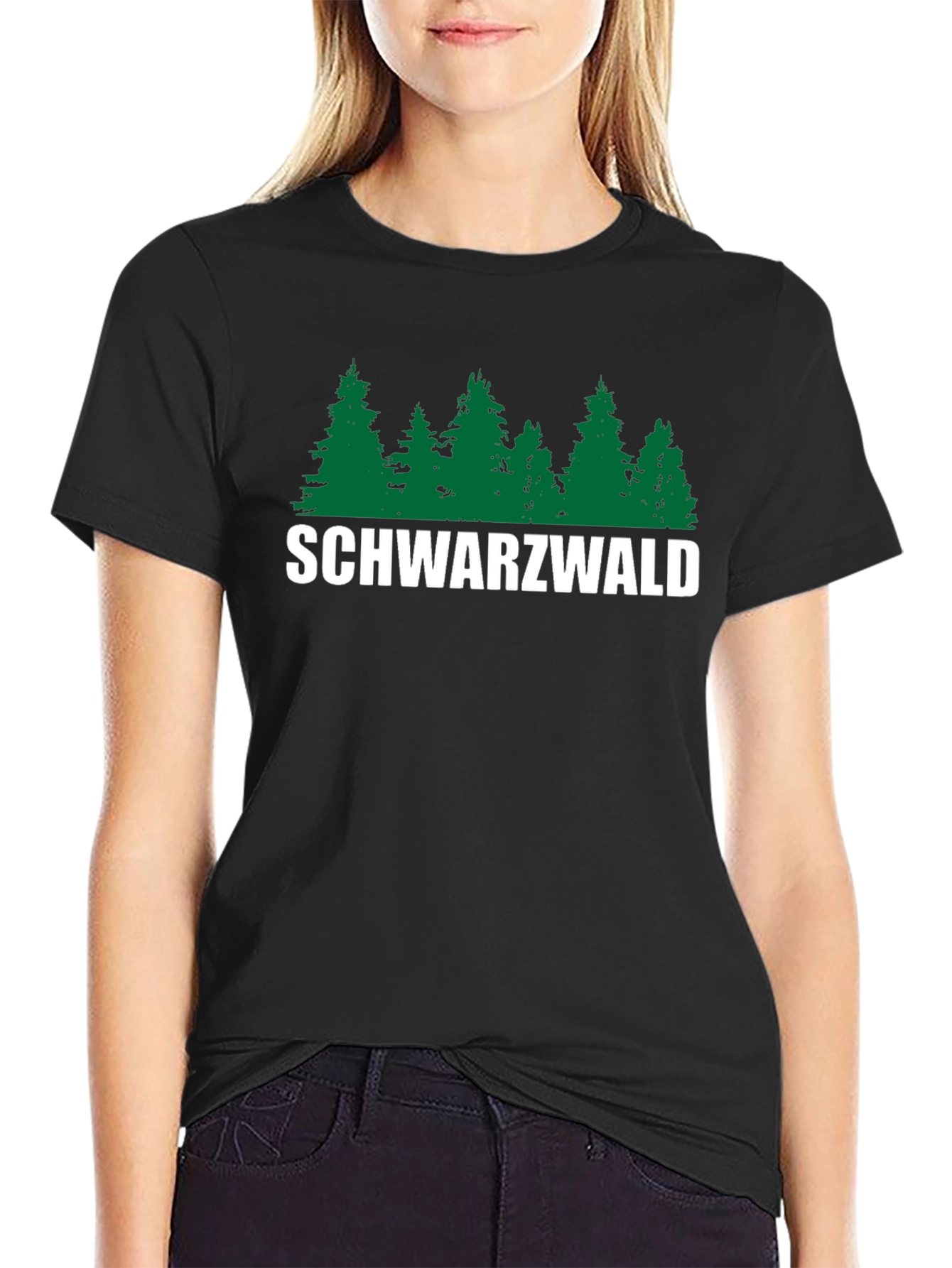 Schwarzwald Forest Tee - Black Graphic T-Shirt