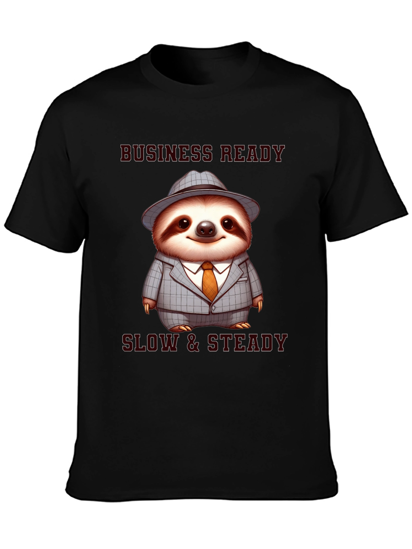 Business Ready Sloth T-Shirt - Slow & Steady Wins!