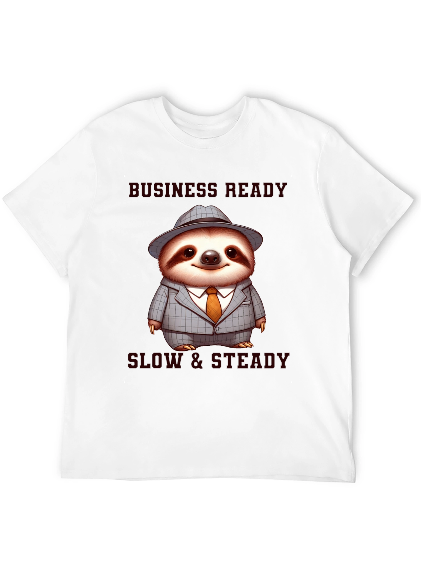 Business Ready Sloth T-Shirt - Slow & Steady Wins!