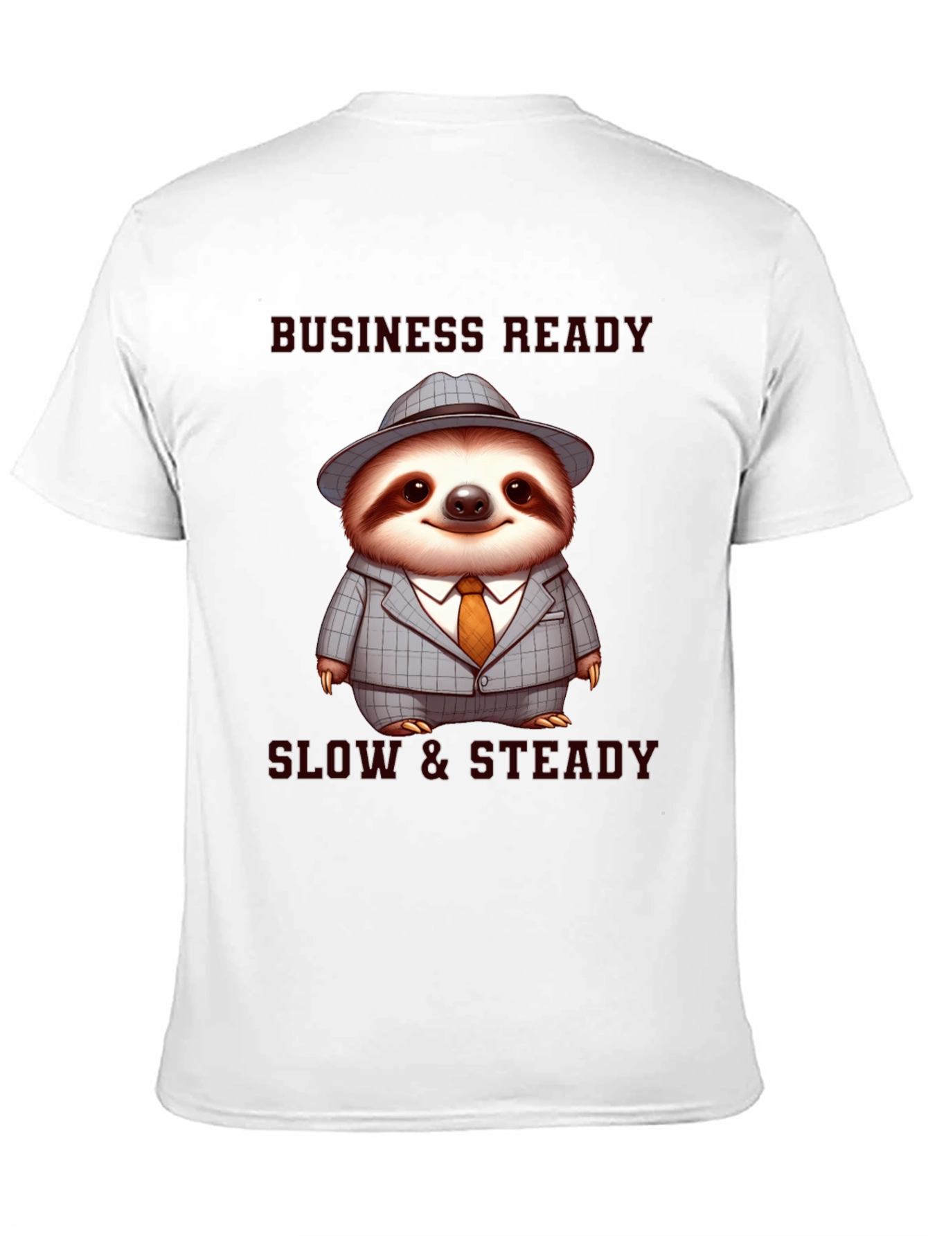 Business Ready Sloth T-Shirt - Slow & Steady Wins!