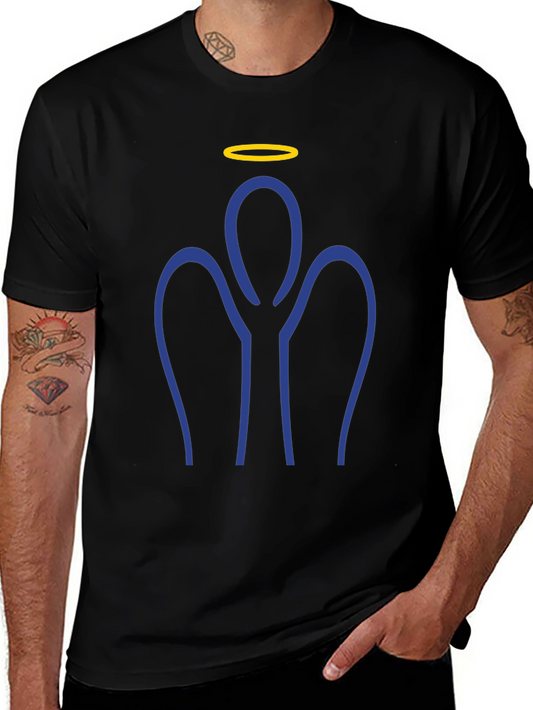 Angel Outline Graphic Tee - Stylish & Unique!