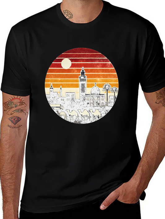 Vintage Desert Sunset T-Shirt
