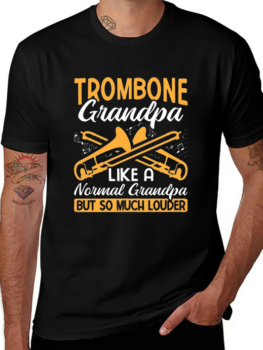 Trombone Grandpa T-Shirt - Loud & Proud Musician