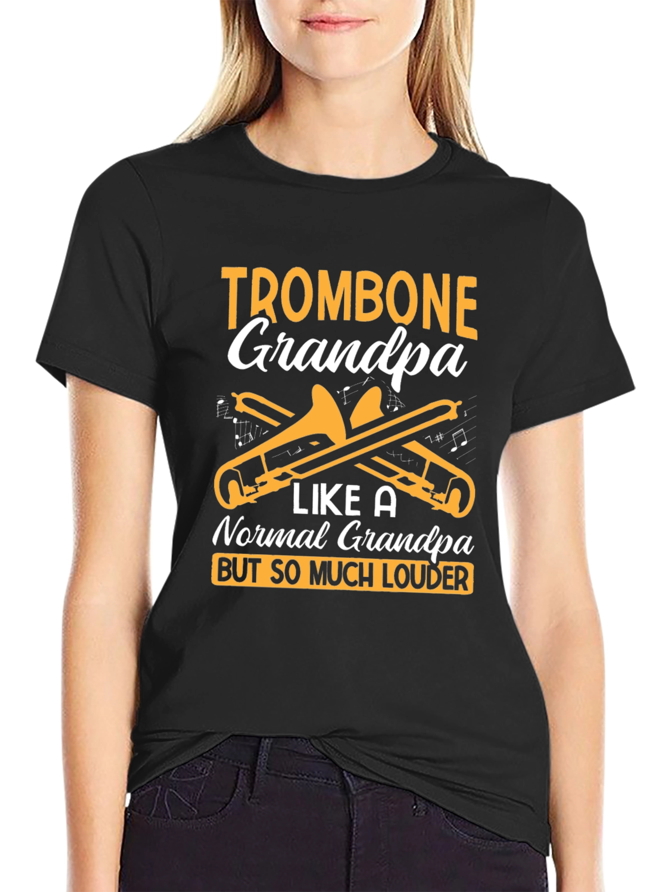 Trombone Grandpa T-Shirt - Loud & Proud Musician