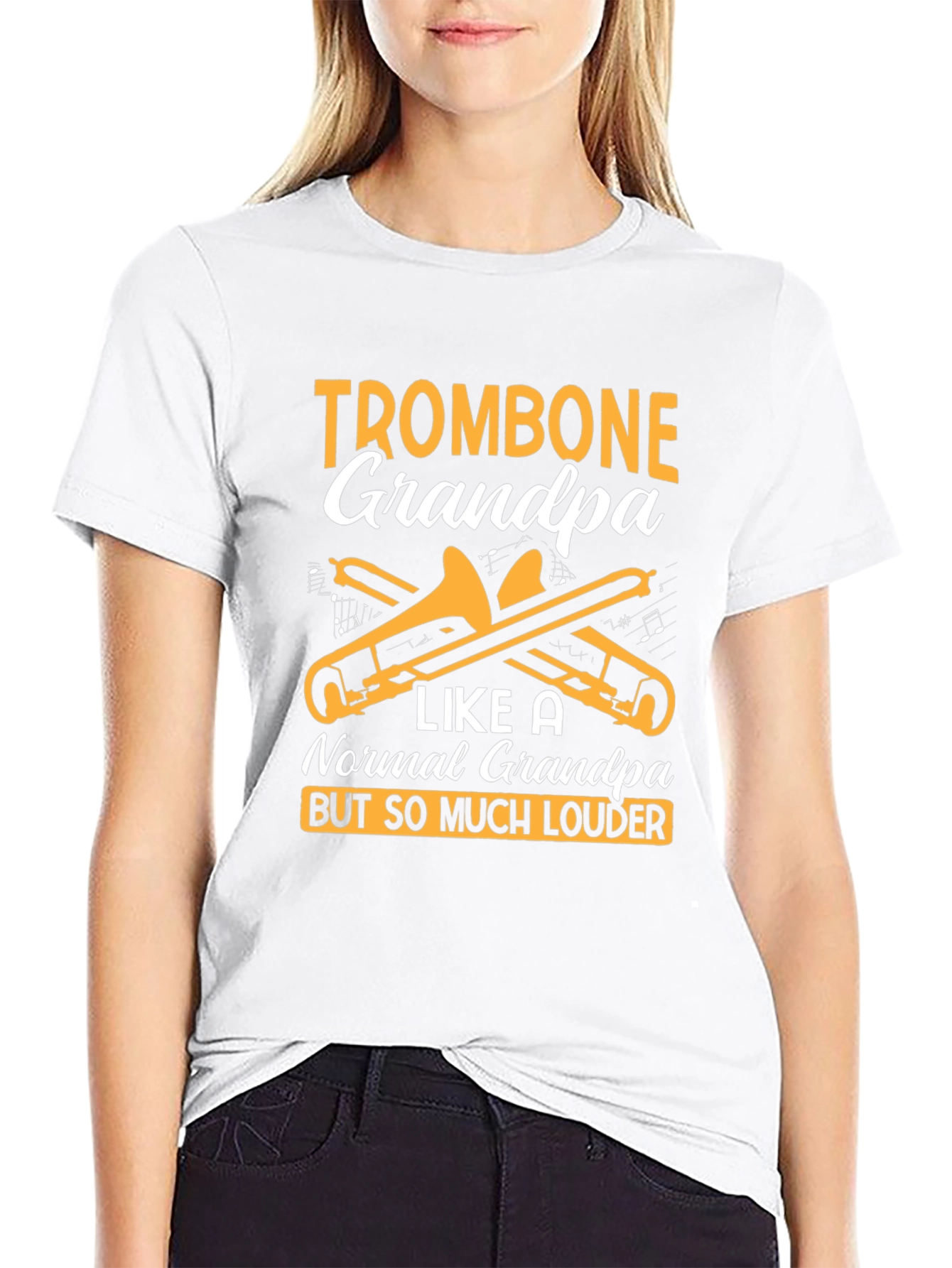 Trombone Grandpa T-Shirt - Loud & Proud Musician