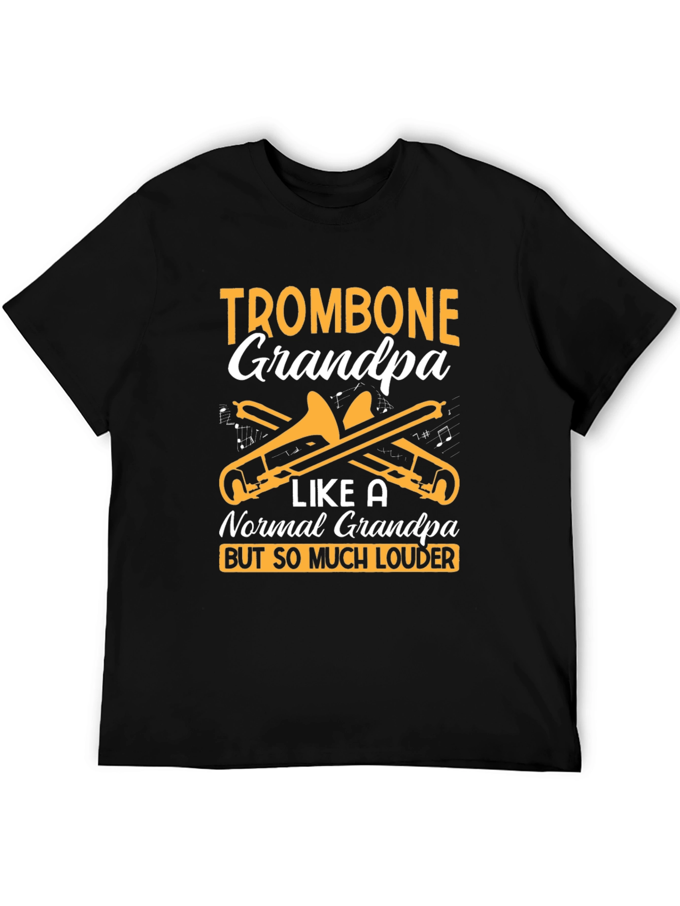 Trombone Grandpa T-Shirt - Loud & Proud Musician
