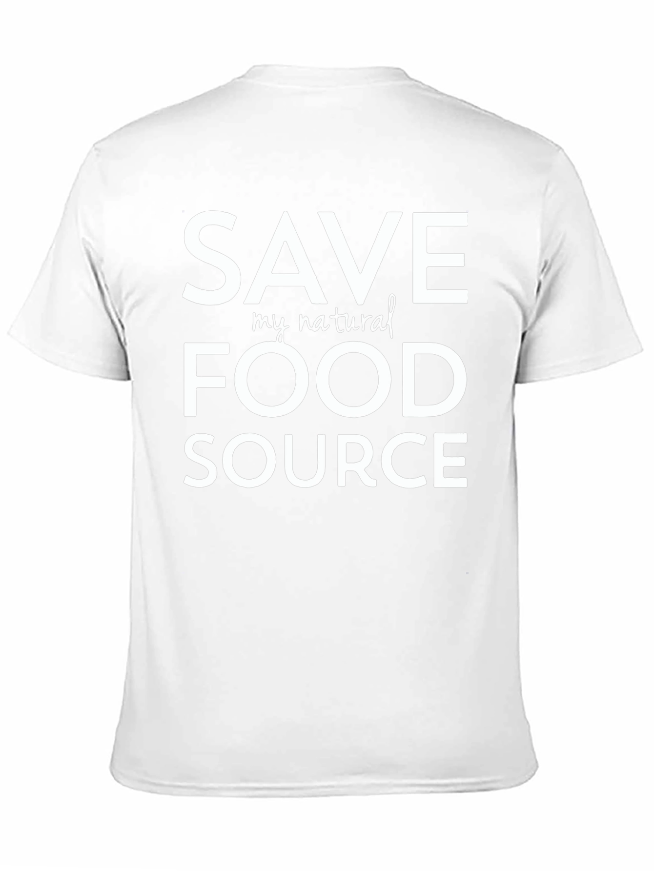 Save My Natural Food Source T-Shirt - Black