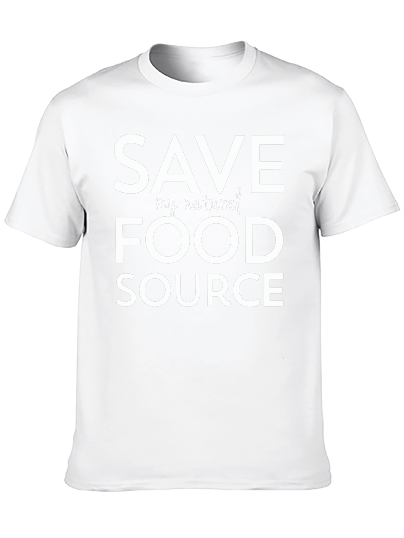 Save My Natural Food Source T-Shirt - Black
